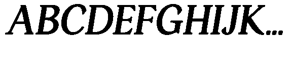 Ardiga Extra Bold Italic Font UPPERCASE