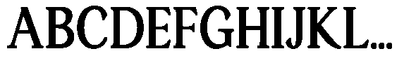 Ardiga Extra Bold Semi Condensed Font UPPERCASE