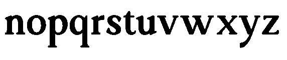 Ardiga Extra Bold Font LOWERCASE
