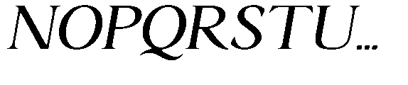Ardiga Light Expanded Italic Font UPPERCASE