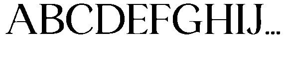 Ardiga Light Expanded Font UPPERCASE
