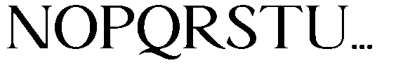 Ardiga Light Expanded Font UPPERCASE
