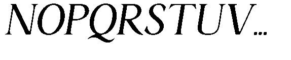 Ardiga Light Italic Font UPPERCASE