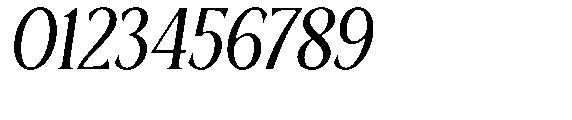 Ardiga Light Semi Condensed Italic Font OTHER CHARS