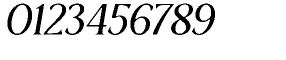 Ardiga Light Semi Expanded Italic Font OTHER CHARS