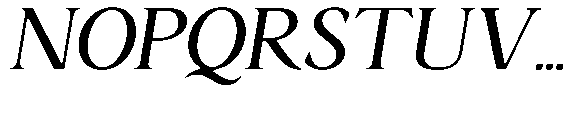 Ardiga Light Semi Expanded Italic Font UPPERCASE