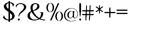 Ardiga Light Semi Expanded Font OTHER CHARS