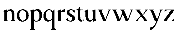 Ardiga Regular Font LOWERCASE