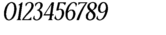 Ardiga Semi Condensed Italic Font OTHER CHARS