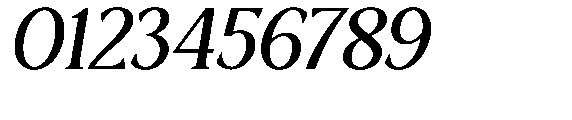 Ardiga Semi Expanded Italic Font OTHER CHARS