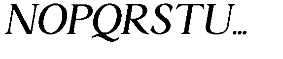 Ardiga Semi Expanded Italic Font UPPERCASE