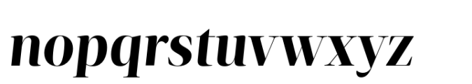 Ardina Display Bold Italic Font LOWERCASE