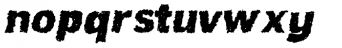 Ardy Mass Italic Font LOWERCASE