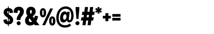Area Compressed Extrablack Font OTHER CHARS