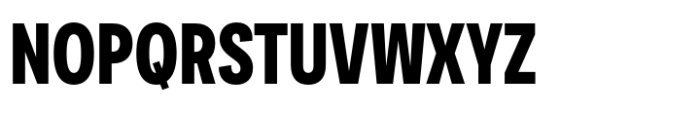Area Compressed Extrablack Font UPPERCASE