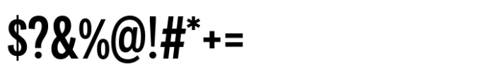 Area Compressed Extrabold Font OTHER CHARS