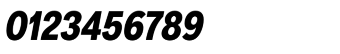 Area Condensed Extrablack Italic Font OTHER CHARS