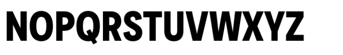 Area Condensed Extrablack Font UPPERCASE