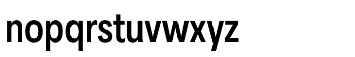Area Condensed Extrabold Font LOWERCASE