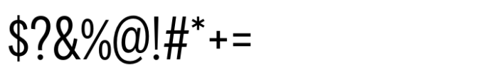 Area Condensed Medium Font OTHER CHARS