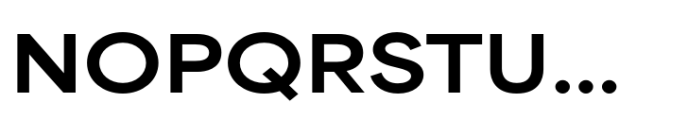 Area Extended Black Font UPPERCASE
