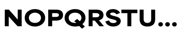 Area Extended Extrablack Font UPPERCASE