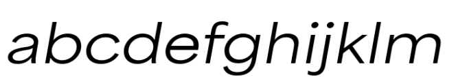 Area Extended Medium Italic FONT