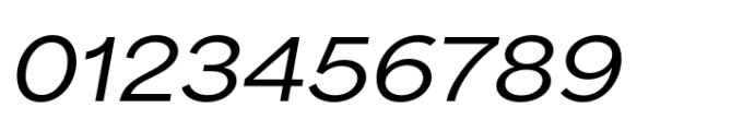 Area Extended Semibold Italic Font OTHER CHARS