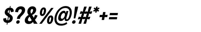 Area Inktrap Condensed Black Italic Font OTHER CHARS