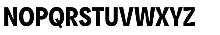 Area Inktrap Condensed Extrablack Font UPPERCASE