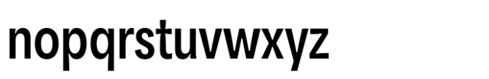 Area Inktrap Condensed Extrabold Font LOWERCASE