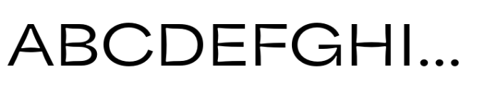 Area Inktrap Extended Semibold Font UPPERCASE