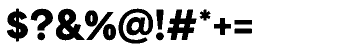 Area JP Norm Extrablack Font OTHER CHARS