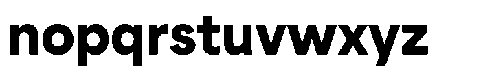 Area JP Norm Extrablack Font LOWERCASE