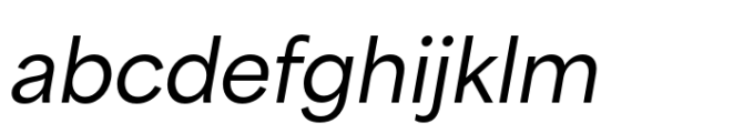 Area Normal Semibold Italic FONT