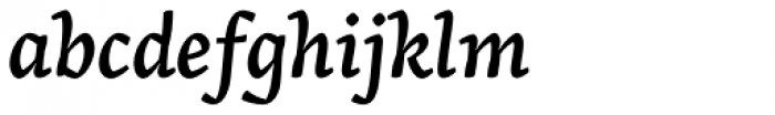 Arek Armenian SemiBold Italic Font LOWERCASE