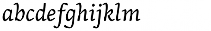 Arek Latin Italic Font LOWERCASE
