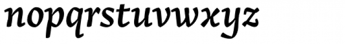 Arek Latin SemiBold Italic Font LOWERCASE