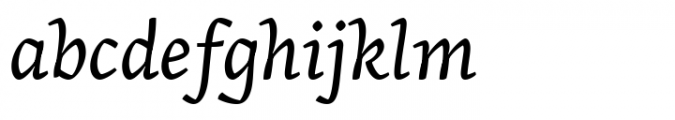 Arek Latin Variable Italics Font LOWERCASE