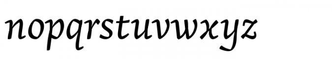 Arek Latin Variable Italics Font LOWERCASE