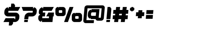 Arena Clash Font OTHER CHARS