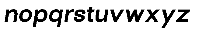 Arena Uno Bold Italic Font LOWERCASE