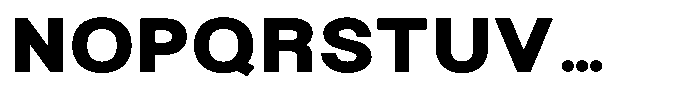 Arena Uno Heavy Font UPPERCASE