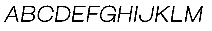 Arena Uno Italic Font UPPERCASE
