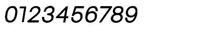 Arena Uno Medium Italic Font OTHER CHARS