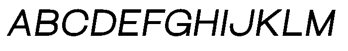 Arena Uno Medium Italic Font UPPERCASE