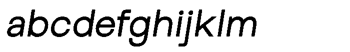 Arena Uno Medium Italic FONT