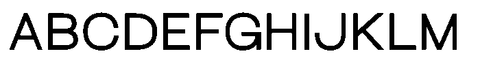 Arena Uno Medium Font UPPERCASE