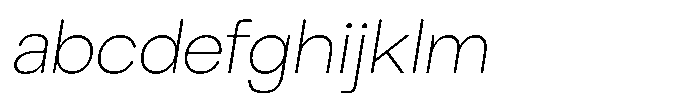 Arena Uno Thin Italic FONT