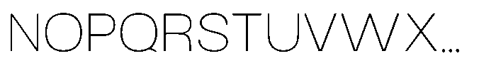 Arena Uno Thin Font UPPERCASE